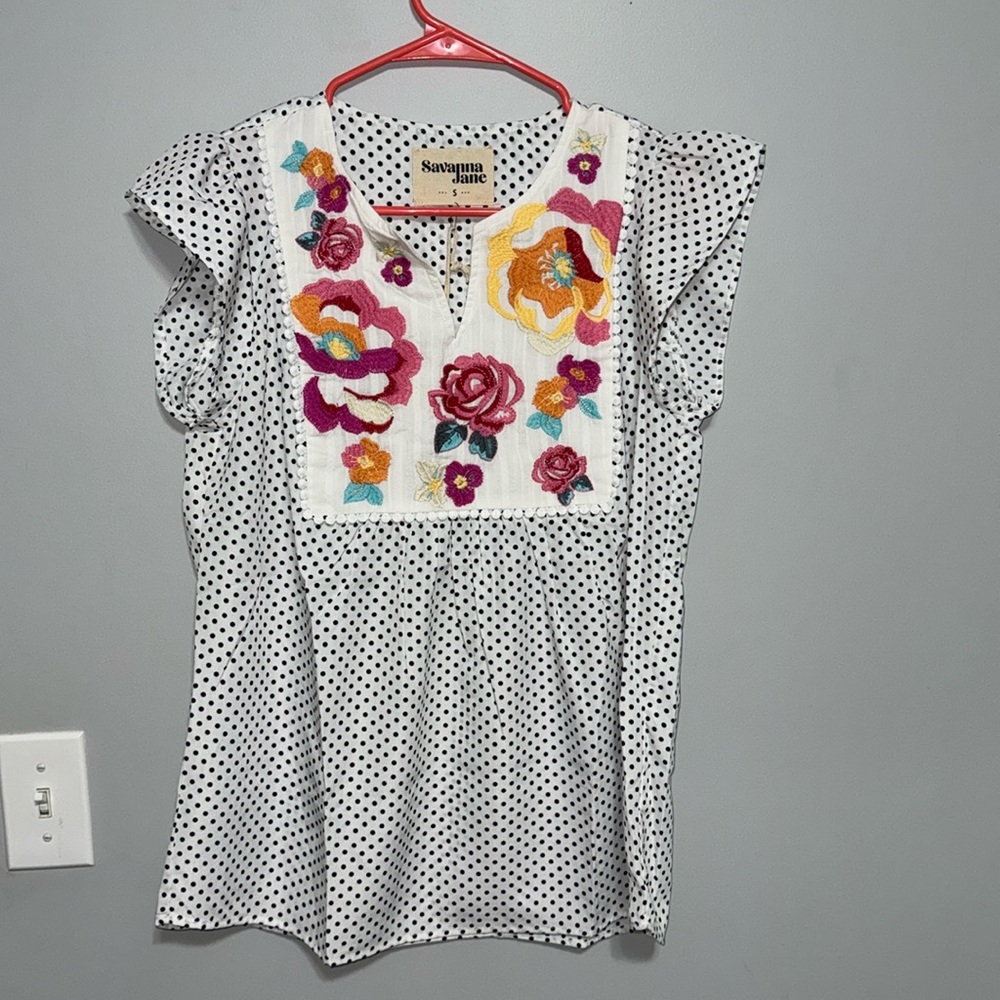 New with tags. Size small blouse
